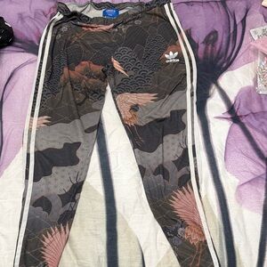 Adidas Rita Ora Graphic Joggers - Black and Pink